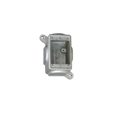 Abb Cast Electrical Device Box, 1-Gang, Standards: UL E2969 FD019-TB